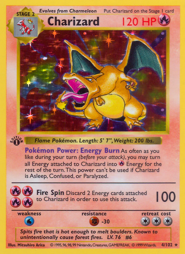 Charizard pokemon card