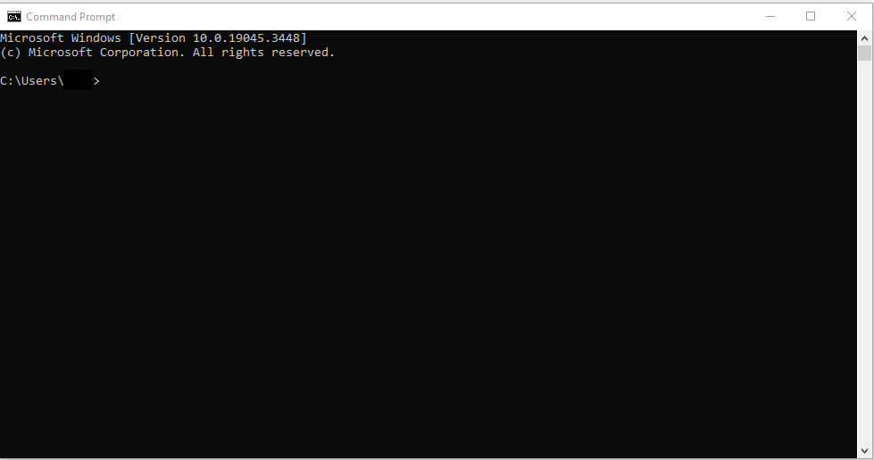 Image of Windows Command Prompt
