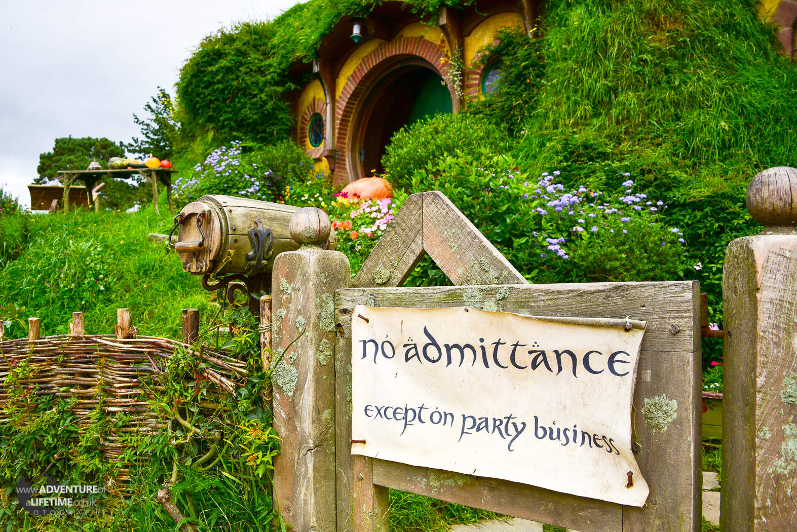 No admittance sign from Lord of the Rings