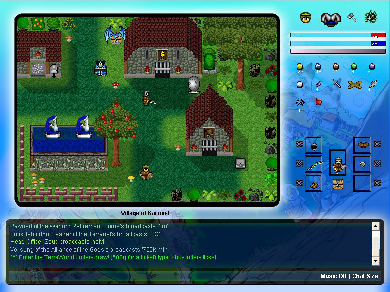 Screenshot of Terraworld Online